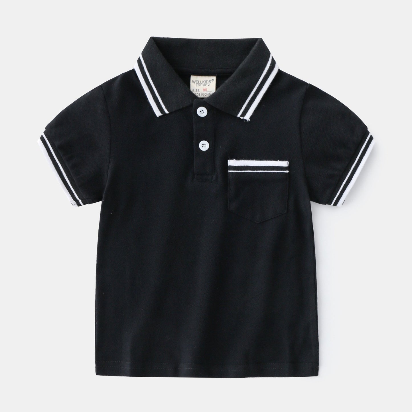 Camisa polo de verão para meninos