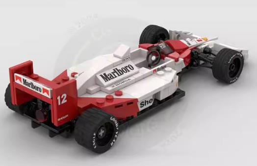 Carrinho de Montar - Clássico de Fórmula 1. F1 McLaren MP4/4 Ayrton Senna|200 unidades